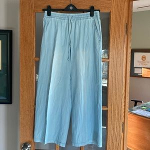 Garnet hill wide leg pants